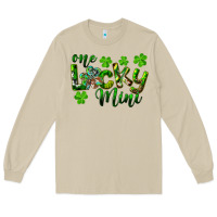 Mushroom St. Patrick's Day One Lucky Mini Long Sleeve Tee - RanaPortraitStore