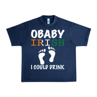 Navy O' Baby Irish I Could Drink Urban Heavy Tee - Bettercallsaul
