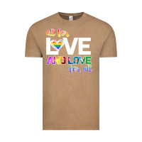 Vintage Coffee All For Love And Love For All Vintage Tee - Bettercallsaul