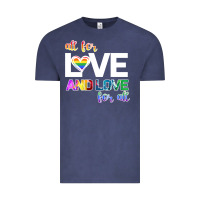 Vintage Denim All For Love And Love For All Vintage Tee - Bettercallsaul