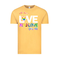 Vintage Mustard All For Love And Love For All Vintage Tee - Bettercallsaul