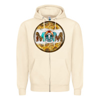 Sandshell american football round earrings Zipper Hoodie - BundleAndBundleShop