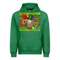 Emerald st patricks sheep sunflowers rainbow serape leopard glitter Urban Hoodie - Artiststas