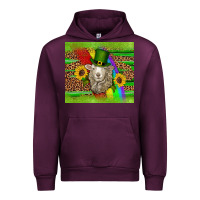 Mauve Wine st patricks sheep sunflowers rainbow serape leopard glitter Urban Hoodie - Artiststas