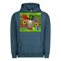 Pigment Midnight Navy st patricks sheep sunflowers rainbow serape leopard glitter Urban Hoodie - Artiststas