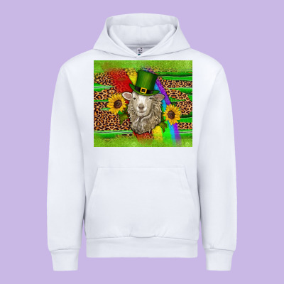 St Patricks Sheep Sunflowers Rainbow Serape Leopard Glitter Urban Hoodie Designed By Artiststas
