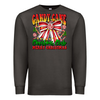 Smoke Candy Cane Christmas Club Premium Sweatshirt - CowhideDigitalArt