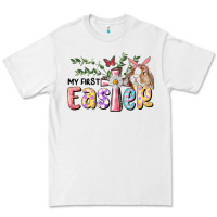 White My First Easter Bunny Premium Tee - RanaPortraitStore