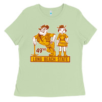 Matcha vintage cal state long beach 49er mascot couple tr Ladies Tee - tuanDangUi