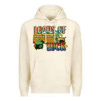 Sandshell Loads of luck with school bus St. Patrick's Day Premium Hoodie - FaDigitalArtStudio