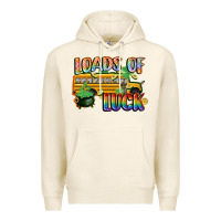 Tofu Loads of luck with school bus St. Patrick's Day Premium Hoodie - FaDigitalArtStudio