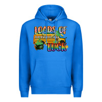 True Royal Loads of luck with school bus St. Patrick's Day Premium Hoodie - FaDigitalArtStudio
