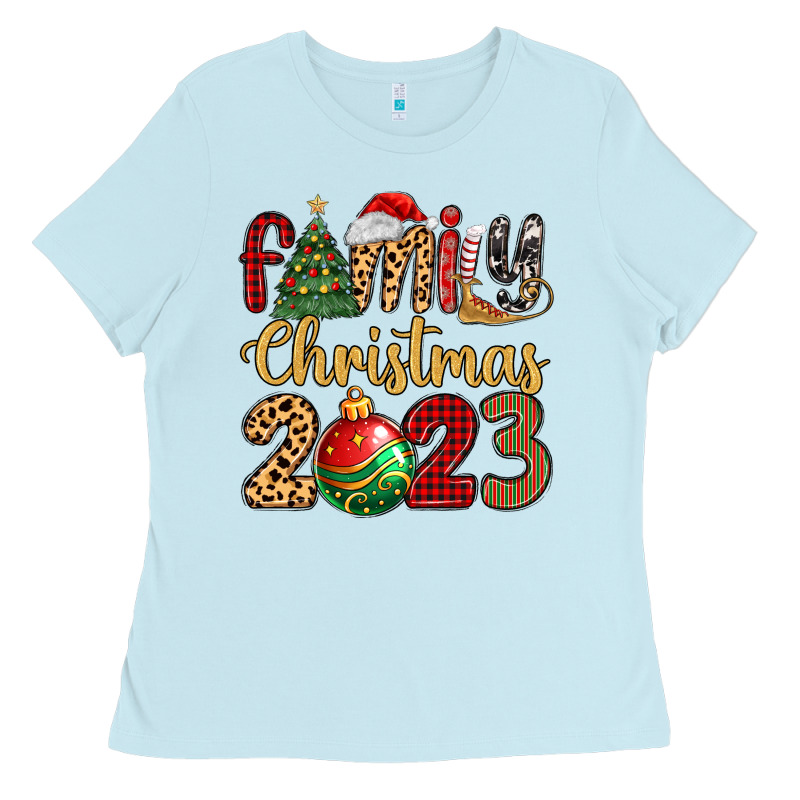 Family Christmas 2023 Ladies Tee by MaliasSmallBusiness | Teevron