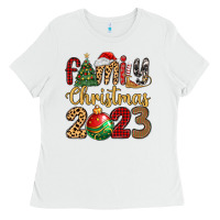 White family christmas 2023 Ladies Tee - MaliasSmallBusiness