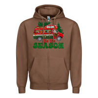 Chestnut christmas 'tis the season Zipper Hoodie - BundleAndBundleShop