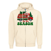 Sandshell christmas 'tis the season Zipper Hoodie - BundleAndBundleShop