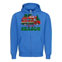 True Royal christmas 'tis the season Zipper Hoodie - BundleAndBundleShop