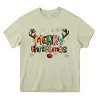 Mossy merry christmas raindeerr Heavy Core Tee - MaliasSmallBusiness