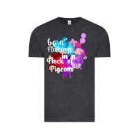Vintage Black Be a Flamingo in a Flock of Pigeons Vintage Tee - Bettercallsaul