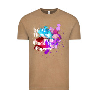 Vintage Coffee Be a Flamingo in a Flock of Pigeons Vintage Tee - Bettercallsaul