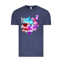 Vintage Denim Be a Flamingo in a Flock of Pigeons Vintage Tee - Bettercallsaul