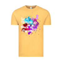 Vintage Mustard Be a Flamingo in a Flock of Pigeons Vintage Tee - Bettercallsaul