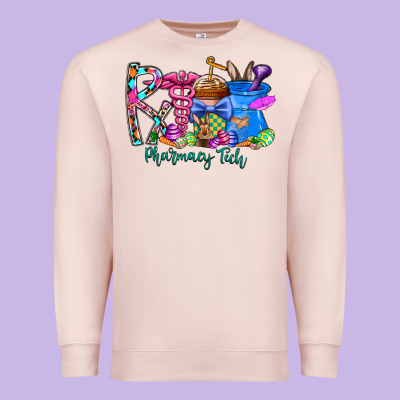 Easter Pharmacy Premium Sweatshirt Designed By Cowhidedigitalart