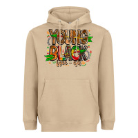 Young Black Free Ish Heavyweight Hoodie | Teevron