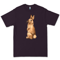 Plum Bunny Premium Tee - NancyCooperArtShop