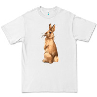 White Bunny Premium Tee - NancyCooperArtShop