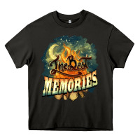 Asphalt camping the best memories Heavy Core Tee - NancyCooperArtShop