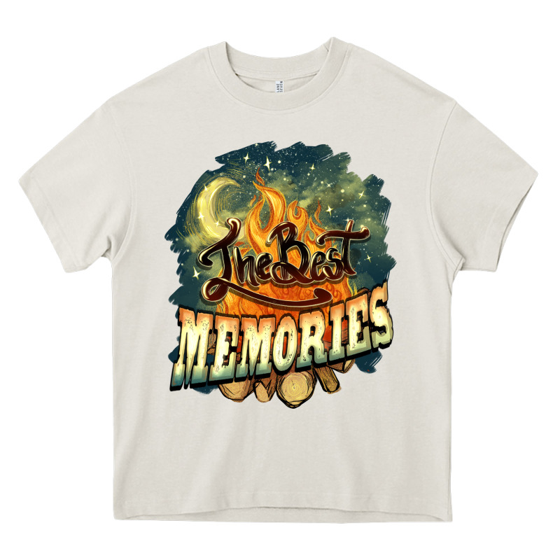 Camping The Best Memories Heavy Core Tee by NancyCooperArtShop | Teevron