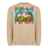 Mushroom Easter Day camping Heavyweight Sweatshirt - OliviaCreatesArt