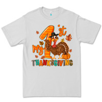 Dove Grey my first thanksgiving Premium Tee - MaliasSmallBusiness