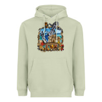 Matcha summer min Heavyweight Hoodie - CowhideDigitalArt