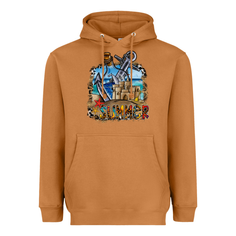 Summer Min Heavyweight Hoodie by CowhideDigitalArt | Teevron