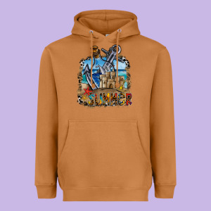 Summer Min Heavyweight Hoodie Designed By Cowhidedigitalart