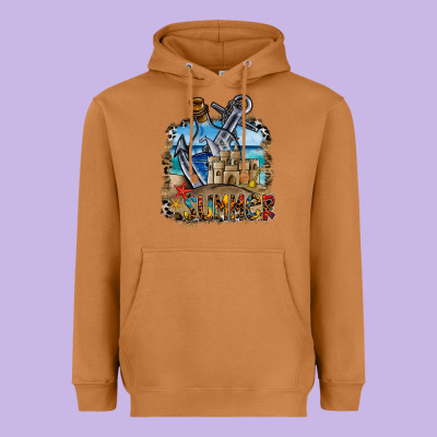Summer Min Heavyweight Hoodie Designed By Cowhidedigitalart