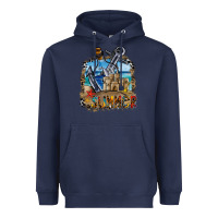 Navy summer min Heavyweight Hoodie - CowhideDigitalArt