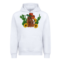 White western horse cowboy hat cactus sunflowers Urban Hoodie - Artiststas