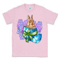 Bubblegum Pink easter bunny egg flowers Classic Tee - RanaPortraitStore