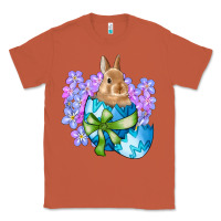 Copper easter bunny egg flowers Classic Tee - RanaPortraitStore