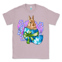 Lilac easter bunny egg flowers Classic Tee - RanaPortraitStore