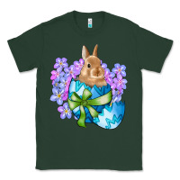 Sports Green easter bunny egg flowers Classic Tee - RanaPortraitStore