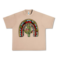 Burro christmas cactus rainbow Urban Heavy Tee - JahusDesignShop