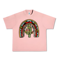 Salmon christmas cactus rainbow Urban Heavy Tee - JahusDesignShop