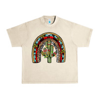 Sandshell christmas cactus rainbow Urban Heavy Tee - JahusDesignShop