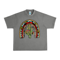 Tornado christmas cactus rainbow Urban Heavy Tee - JahusDesignShop