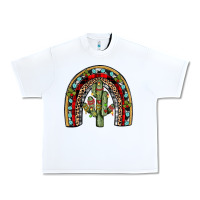 White christmas cactus rainbow Urban Heavy Tee - JahusDesignShop