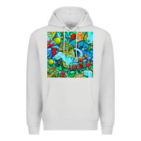 Dove Grey boy child coffee cup and teddy bear with thunderbolts and camouflage s Premium Hoodie - BundleAndBundleShop